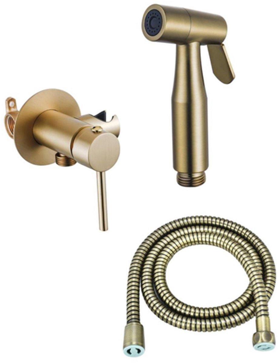FugaFlow Eccelente Acces Mengkraan Bidetset - handdouchehouder -100cm doucheslang - bidet
