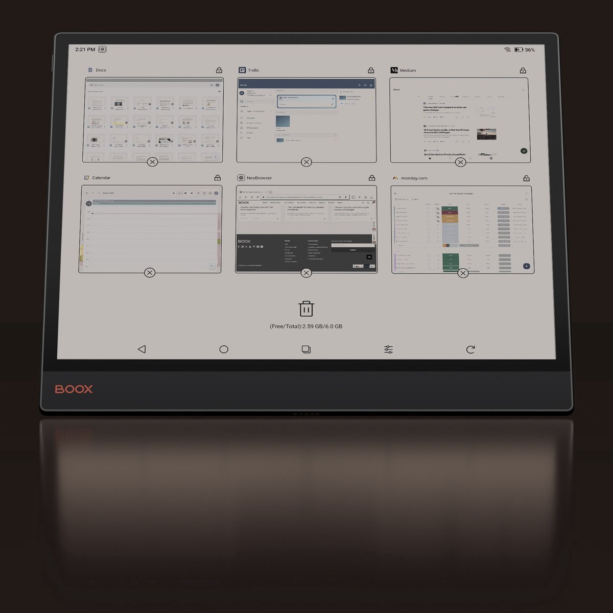 2e Kansje Boox Tab X C - Kleurendisplay, 13.3" e-inkt Tablet - afbeelding 3