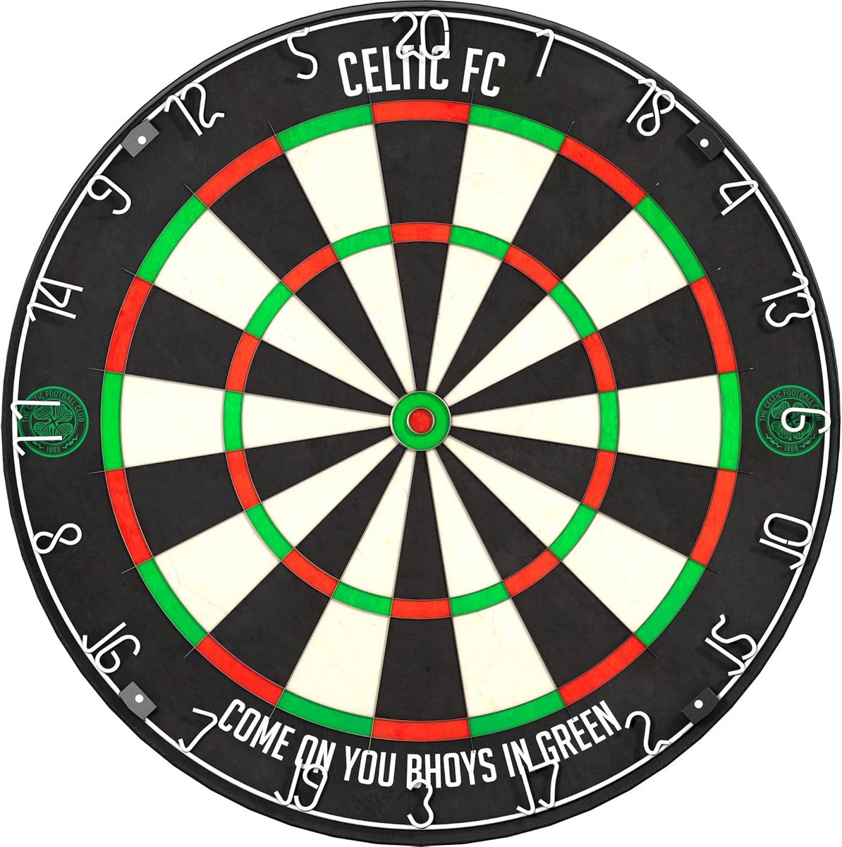 Professioneel Sisal Dartbord met Ultra Dunne Bedrading voor de Voetbalfan