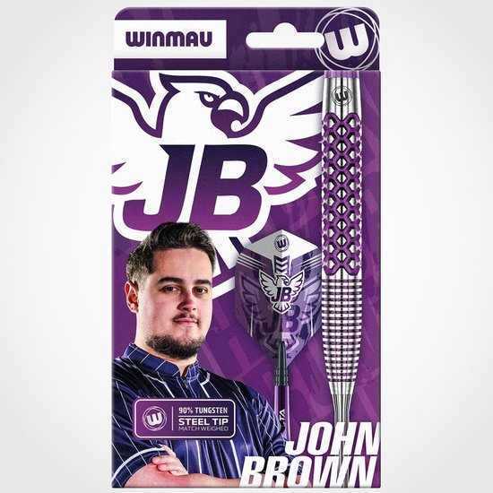 Winmau John Brown 90% - Dartpijlen van Merkloos — afbeelding 5
