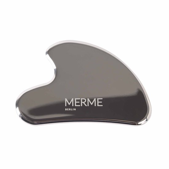 MERME Stainless Steel Gua Sha – Gezichtsmassage Tool voor Ontspannende Gezichtsverzorging – 1 stuk