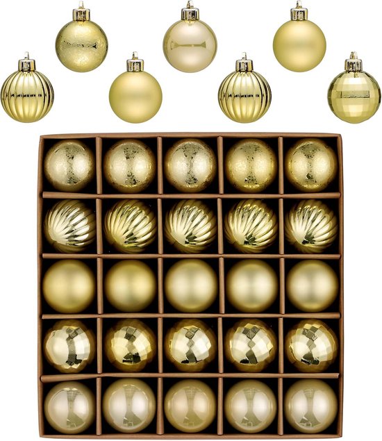 102-Delige Roségouden Kerstballen Set – Onbreekbare Roze