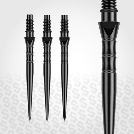 Winmau Switch Point Wave Black 26 mm van Winmau — afbeelding 4