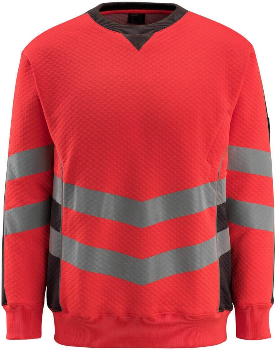 Mascot Safe Supreme Sweatshirt 50126-932 - hi-vis rood/donkerantraciet - 5XL