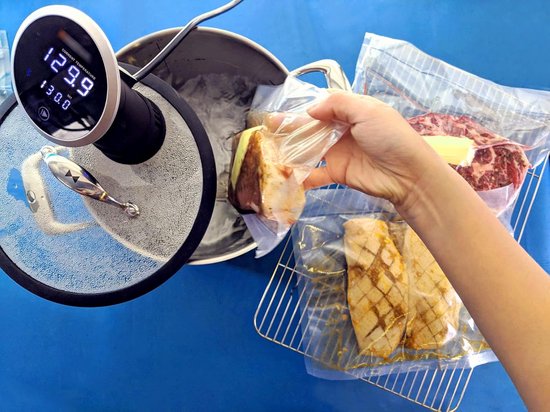 Sous Vide Koker met Waterbad voor Nauwkeurig Vacuüm Koken (30-90°C