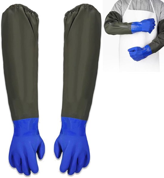 Gants De Travail Imperméables Et Thermiques - 1 Paire - Revêtement Latex - Pour Jardinage, Bricolage, Extérieur - 2
