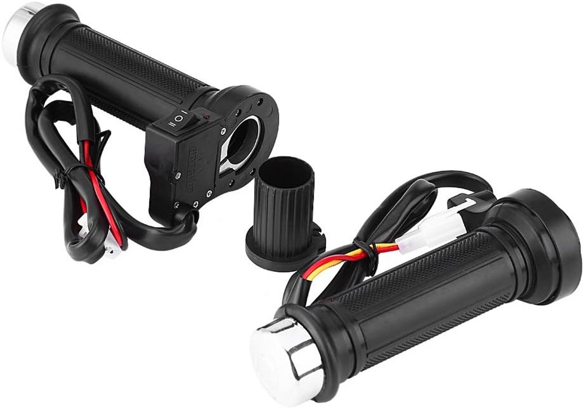 Universele Verwarmde Motor Handvatten 12V 22mm Antislip Zwart