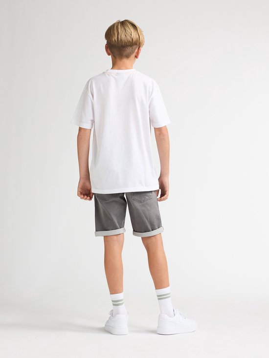 Petrol Industries - Jongens Jersey T-shirt Saguaro - Wit - Maat 140