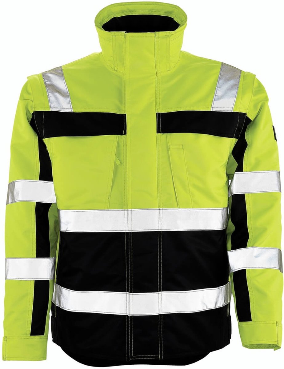 Mascot Safe Compete Winterjas 09335-880 hi-vis /marine Geel