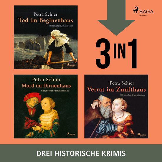 Tod im Beginenhaus, Mord im Dirnenhaus & Verrat im Zunfthaus - cover