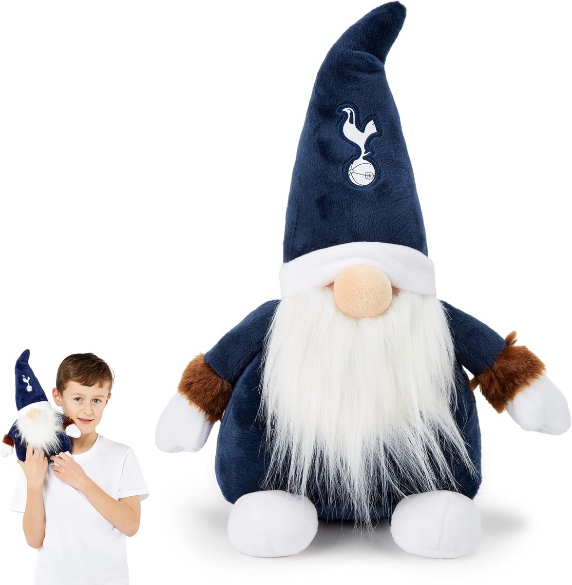 Tottenham Hotspur Gonk Gnom 33 cm – Officiële Zachte Pluche Voetbalpop voor Kinderen en Volwassenen