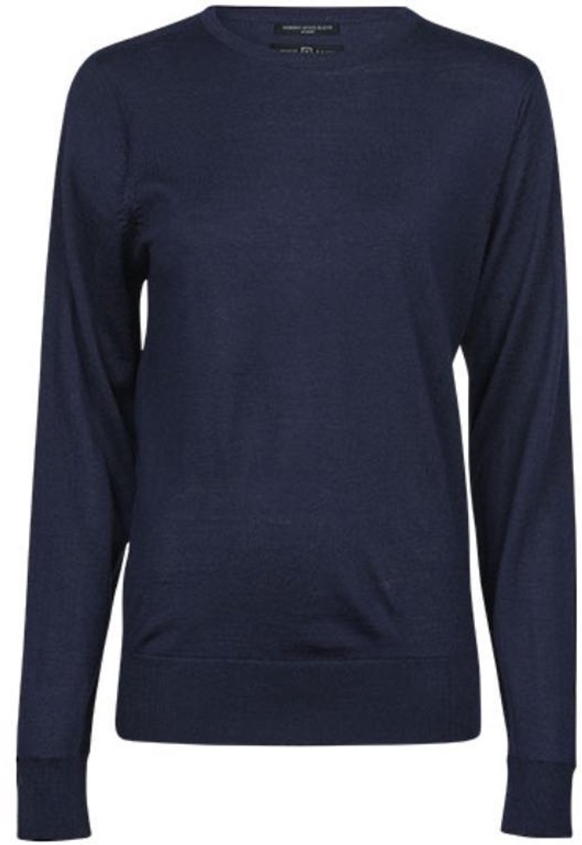 Tee Jays - Dames Crew Neck Pullover Sweater - Navy maat S