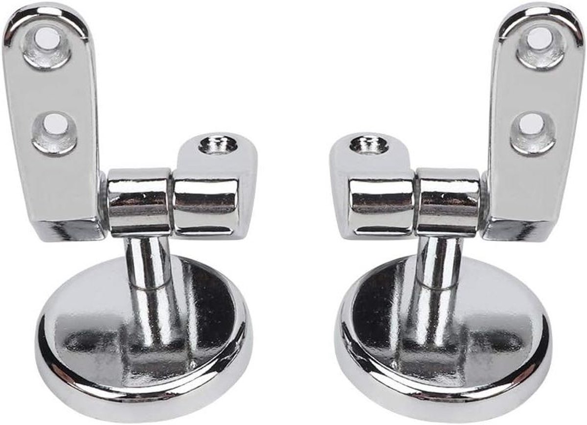 Ronte - Universele toiletdeksel dekselbevestigingen gereedschapset - Toiletbril scharnieren voor toiletbrilreparatie - Montageonderdelen voor toilet