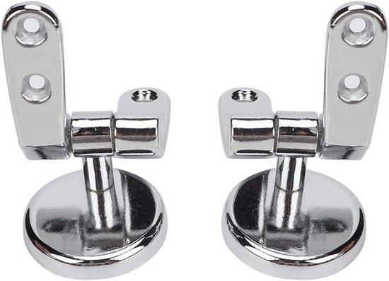 Universele Toiletbrilbevestigingsset – 6 Delig – Snelsluiting – Geschikt Voor 14-16 Mm Gaten – Incl. Roestvrij Stalen Schroeven, Rubberen & Kunststof Afdichtingen – Eenvoudige, Gereedschapsloze Installatie