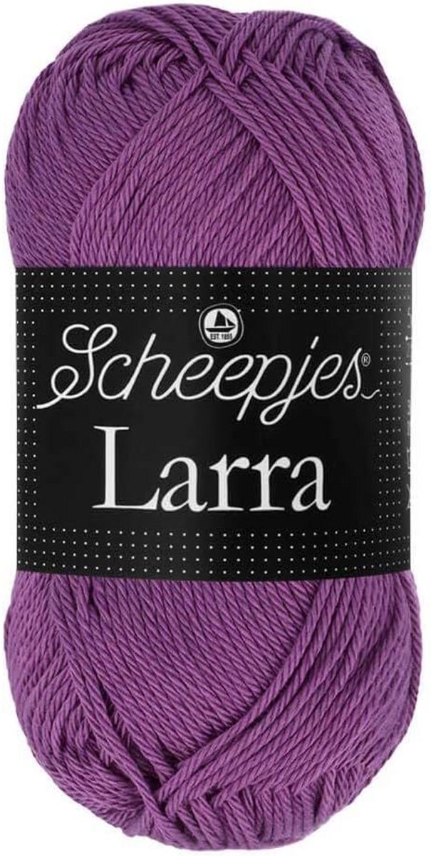 Scheepjes Larra Mercerized Cotton Garen - 100% Katoen - 50g - Fijn en Zacht met Subtiele Glans