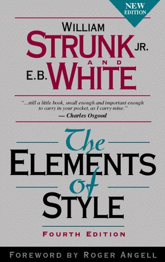 The Elements of Style - cover