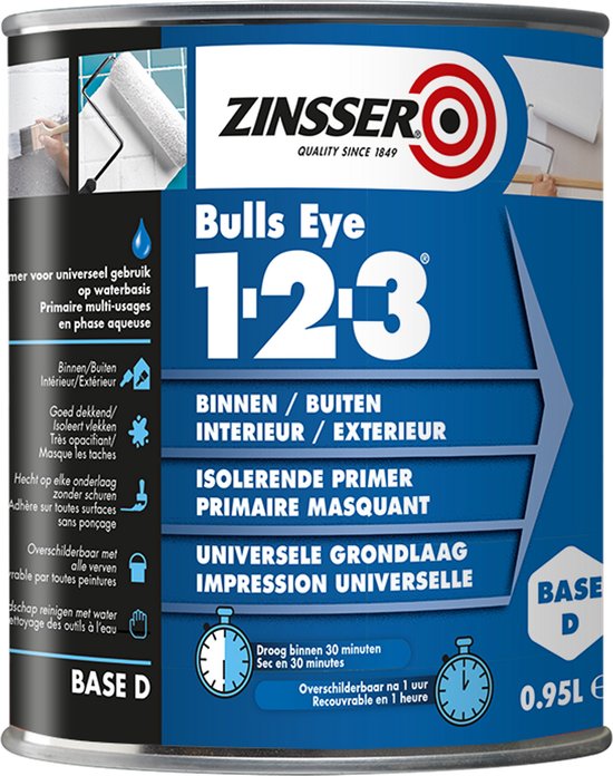 Zinsser Bulls Eye - 123 Primer - 1 liter