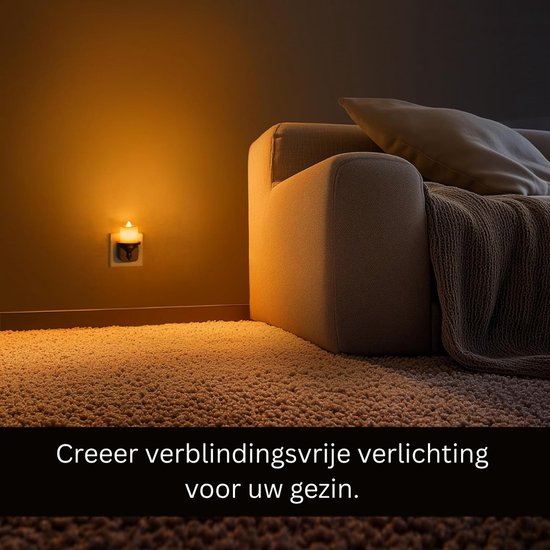 ZRSS® Stopcontact Lampje - Stekkerlamp Instelbare Helderheid - Stekker Lamp - Met Schemeringssensor - 2 Stuks van Merkloos — afbeelding 5