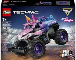 foto van LEGO Technic 42220 Monster Jam Sparkle Smash pull-back