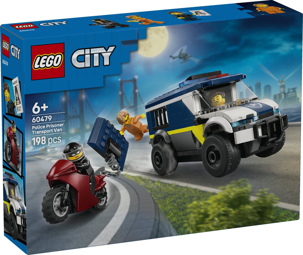 LEGO City - Politie Gevangenentransport Bouwpakket met Rollenspellen Speelgoed voor Kinderen - 60479 – foto 8