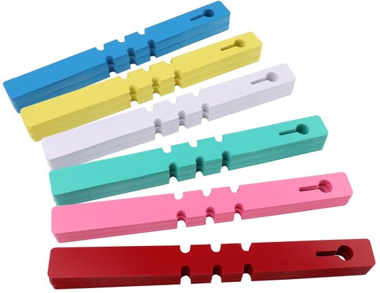 120 Stuks - Plantenlabels - 20*2 cm - 6 Kleuren - PVC-Plastic boomlabels - Hangende plantenlabels - Voor bloementuinen, Moestuinen, Kruidentuinen - Planten etiketten - Omwikkelbare verstelbare hanglabels - Steeketiketten tuin