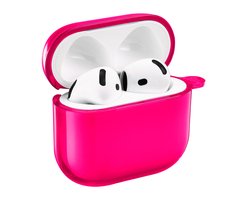 imoshion Neon Case - Hoesje geschikt voor AirPods 4 - Neon Pink