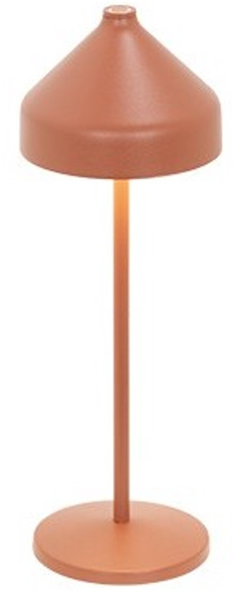 Zafferano AMELIE Oplaadbare en dimbare LED-tafellamp Terracotta
