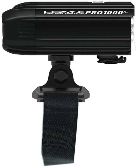 Lezyne Helmet Micro Drive Pro 1000+ - Fietslicht voorlicht - USB-C Oplaadbare Fietslamp - Incl. Helm Bevestiging - Waterdicht fietsverlichting - 1000 lumen - Zwart — afbeelding 2