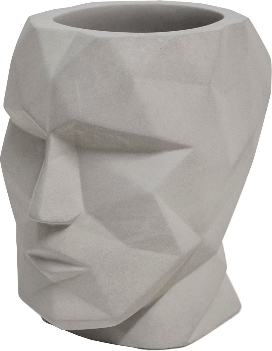 Balvi Pennenhouder The Head - Grijs - Cement
