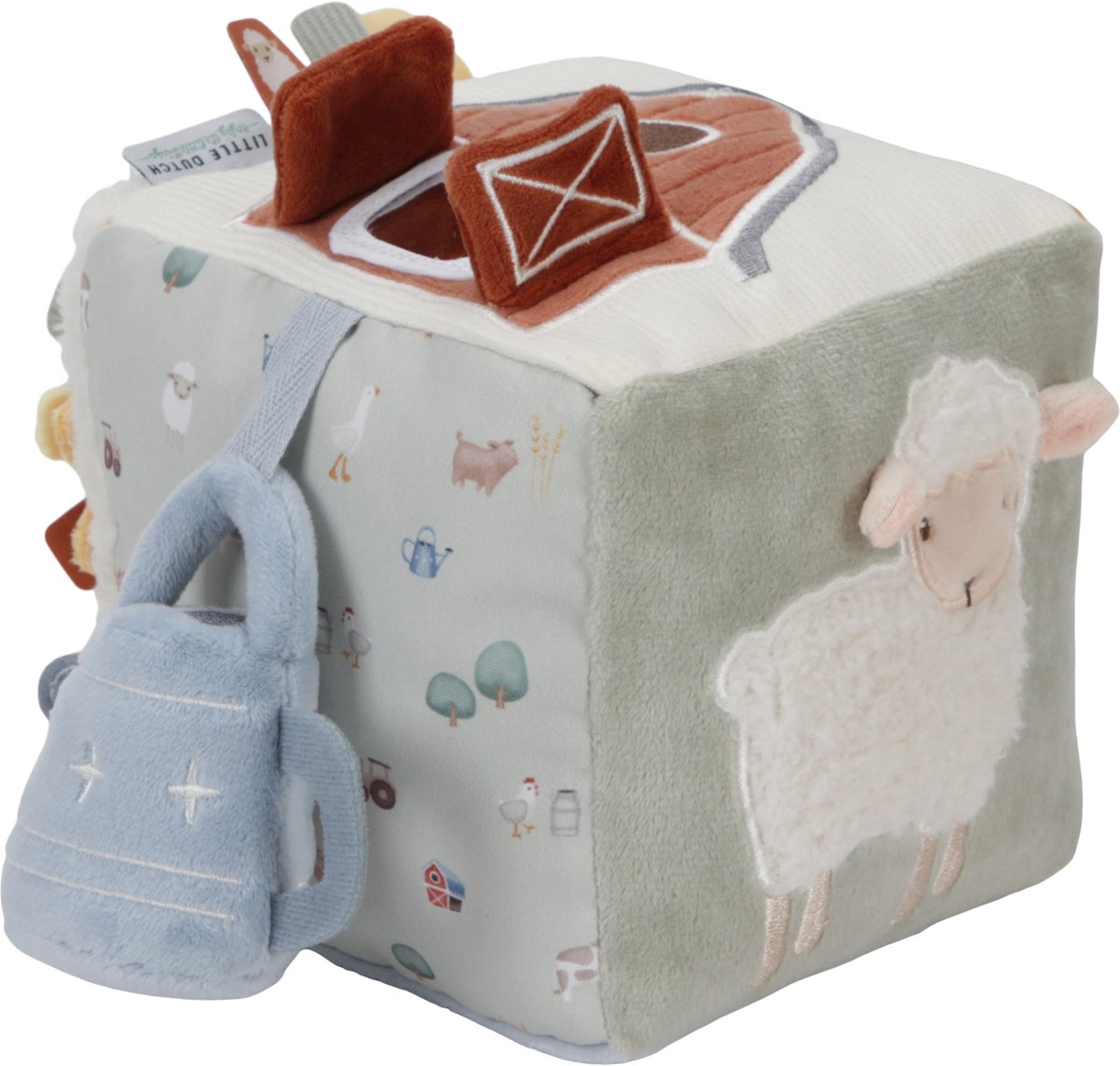 Little Dutch - Activiteitenkubus - Little Farm - baby speelgoed — afbeelding 8