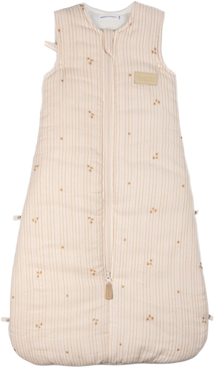 Bamboom Winterslaapzak Mini met Armen en Voeten - 6‑18M - 75 cm - Mousseline Flowers Stripe