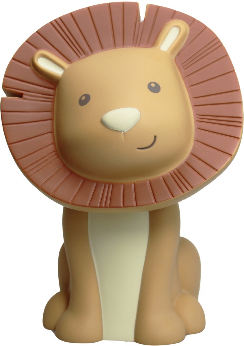 Atelier Pierre Junior - Spaarpot Hakuna de Leeuw - H 16.5 cm - Bruin Beige
