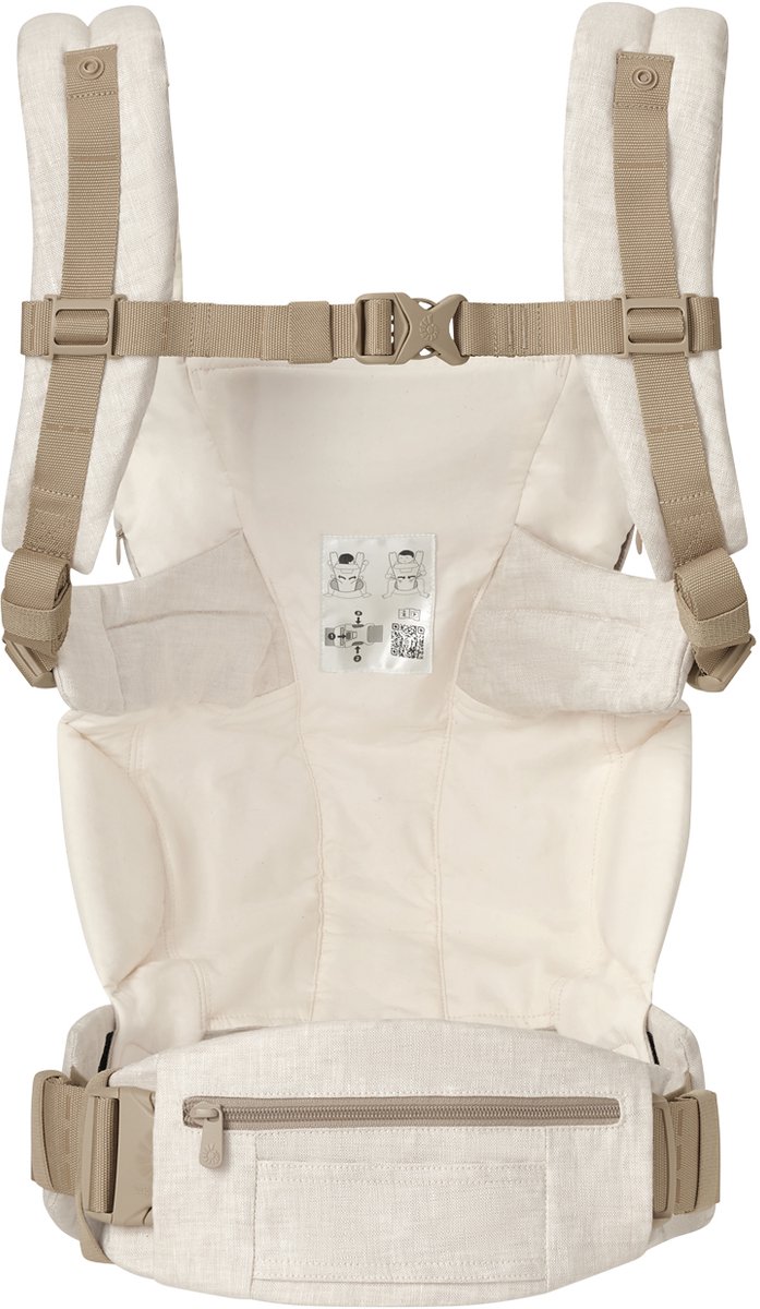 Ergobaby Omni Deluxe Linen Draagzak - Natural Linen van Merkloos — afbeelding 3