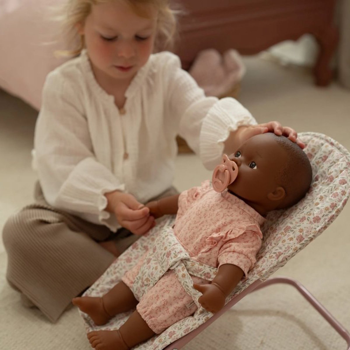 Little Dutch Babypop Wipstoeltje - Soft Flowers – foto 4