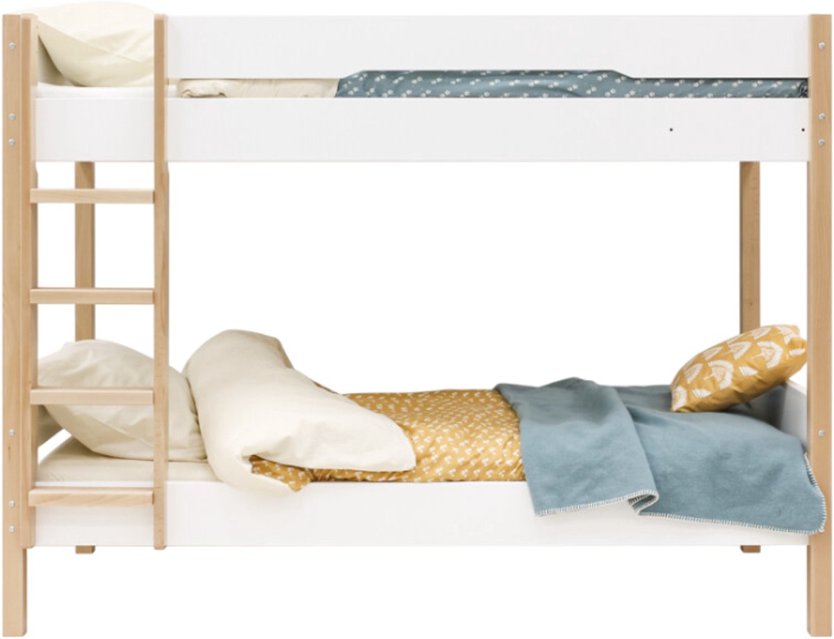 Bopita Stapelbed - Lucas - Wit/Naturel