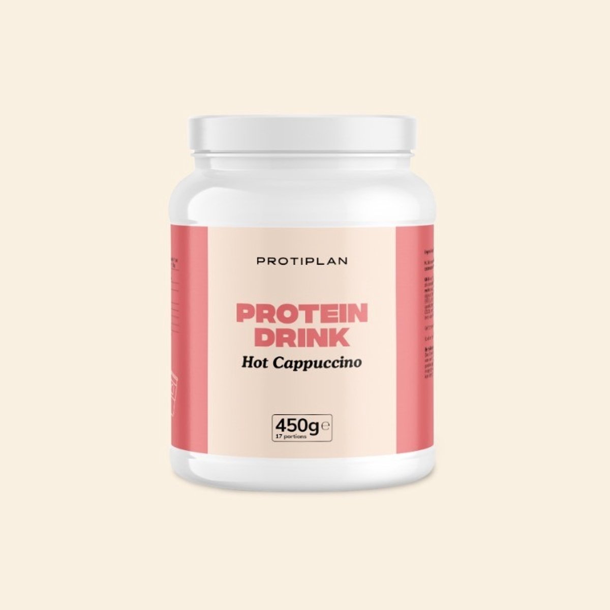 Protiplan - Protein Drink Hot Cappuccino - 450 g - Eiwitrijk - Koolhydraatarm