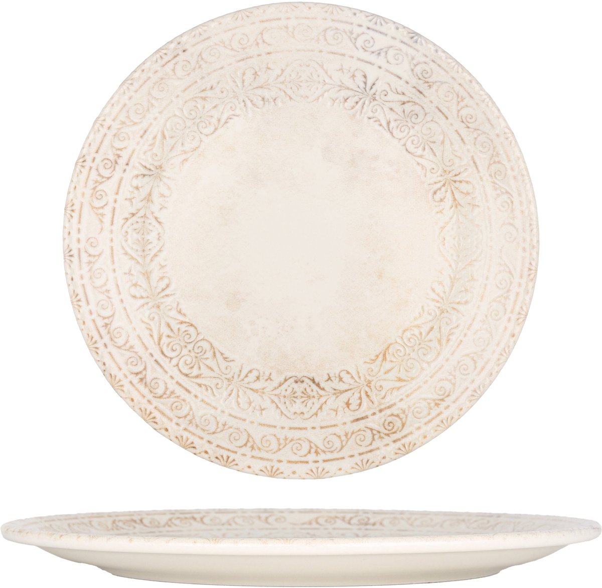 By Bone Dinerbord - Antico - Porselein - 30 cm - set van 6