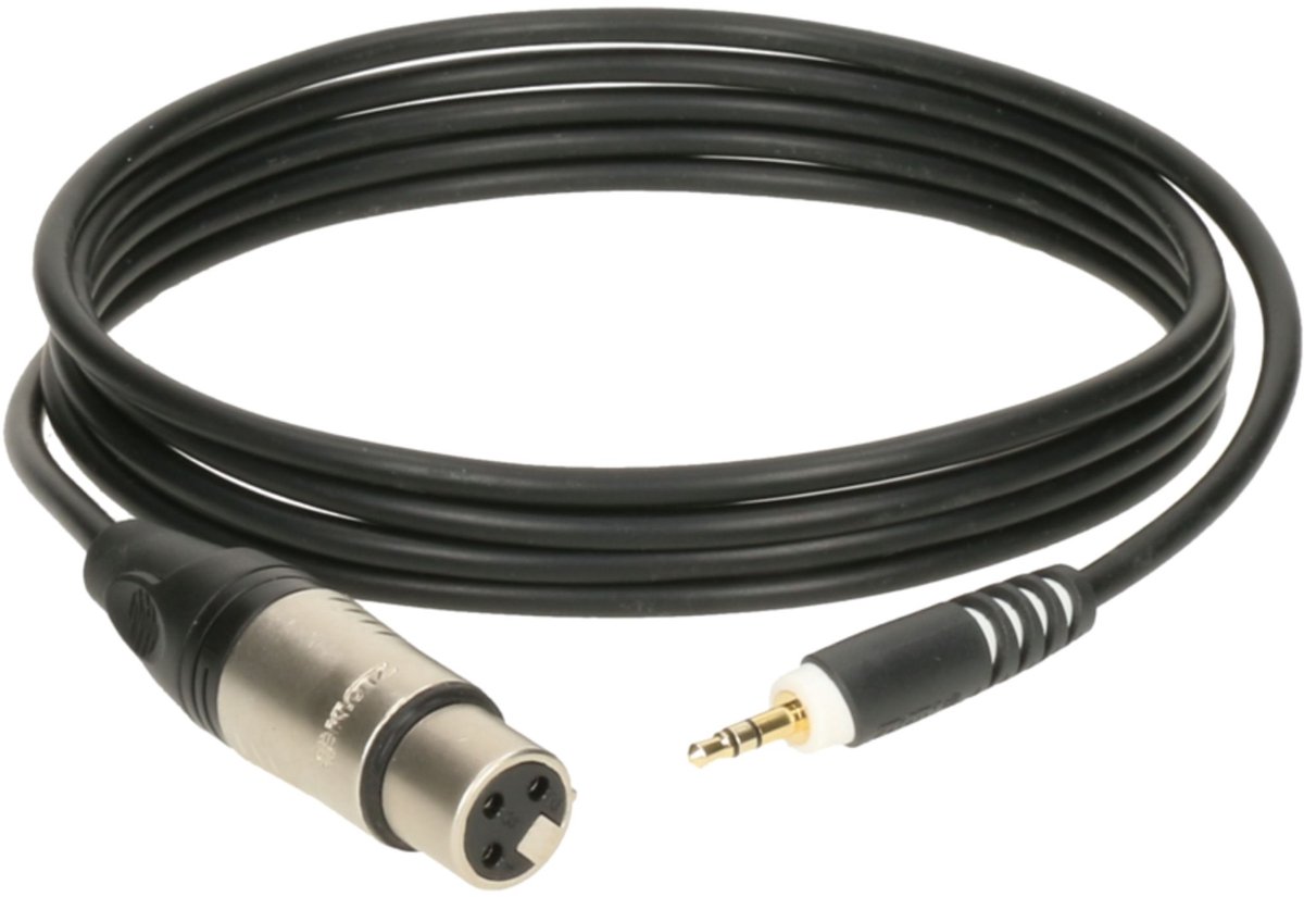 Klotz AU-MFK0090 XLR naar mini-jack kabel 0.9 meter
