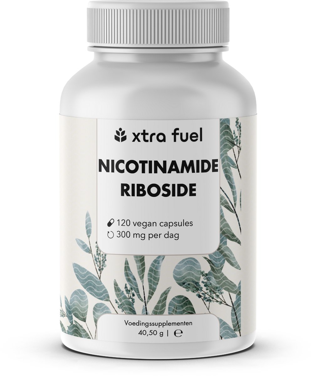 XTRA FUEL Nicotinamide-riboside – NAD+-voorloper – 120 capsules (hooggedoseerd) – 300 mg nicotinamide-riboside (NR) per capsule