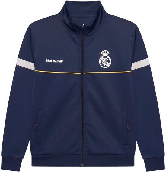 Vêtements de football d'entraînement Real Madrid 2025/2026 Enfants - Taille 128 - Blauw - Garçons et Filles - Boutique des supporters Real Madrid - Merchandise officiels