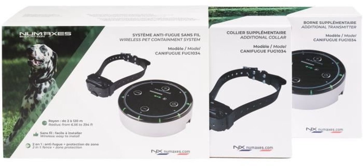 Complete anti-escape set - NUM'AXES - CANIFUGUE FUG1034 - Black