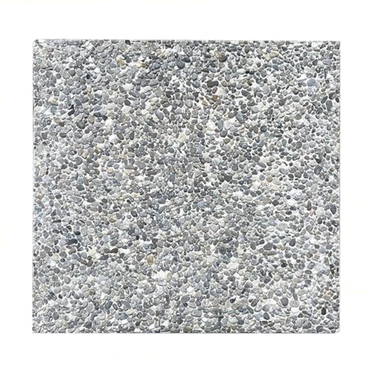 Parasolstandaard van tegels - 50 x 50 x 4 cm, gewassen graniet, 22 kg, voor buiten, tuin, terras, bar, restaurant, strand