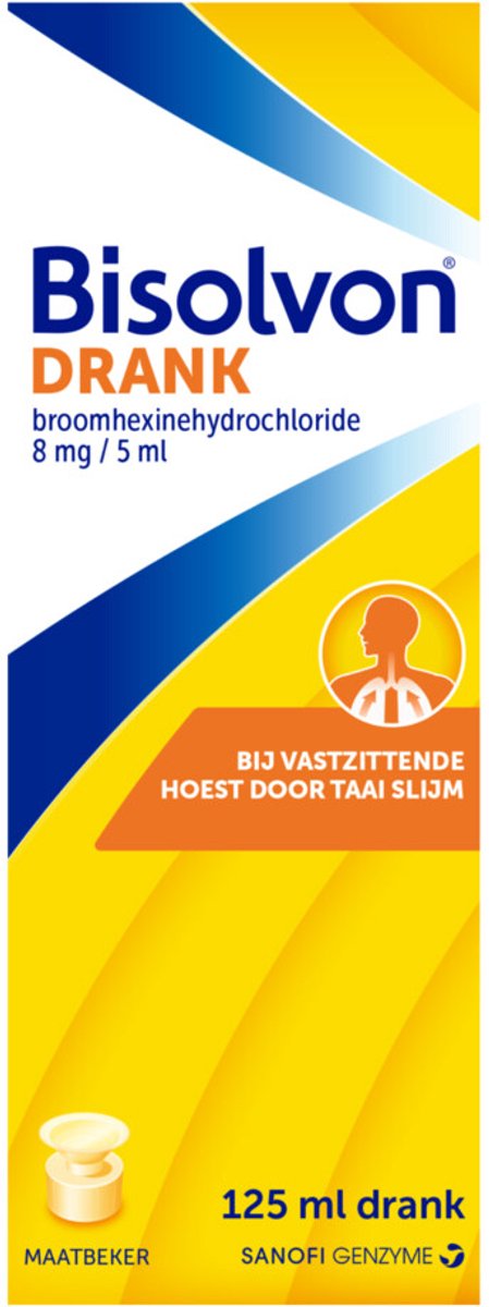 Bisolvon Drank Vastzittende Hoest - 3 x 125 ml