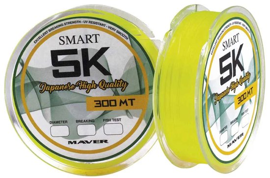 Maver Smart 5k 300 M Monofilament Geel 0.370 mm van Maver — afbeelding 4