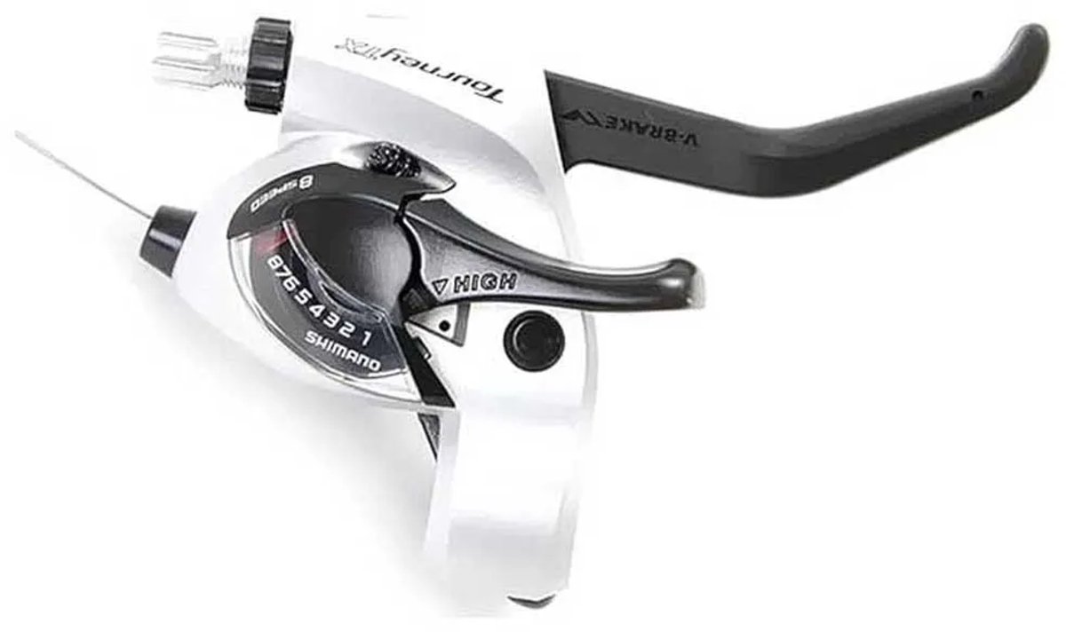 Shimano TOURNEY TX ST-TX800 Schakel-/Remhendel 2-Vinger EZ-Fire Plus Voor MTB