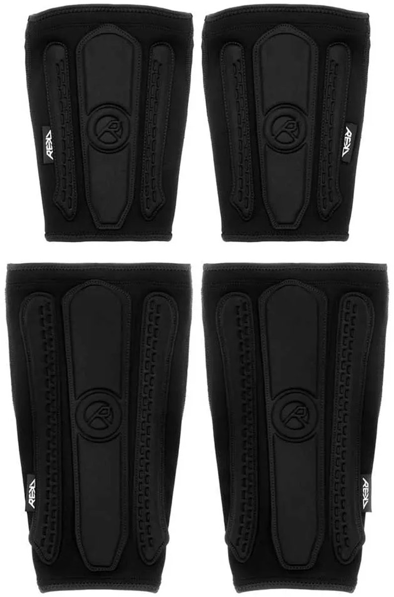 REKD Energy RKD830 Covert Shin Impact Guards Dunne Scheenbeschermers met Schokabsorberende PaddingLong S/M Zwart