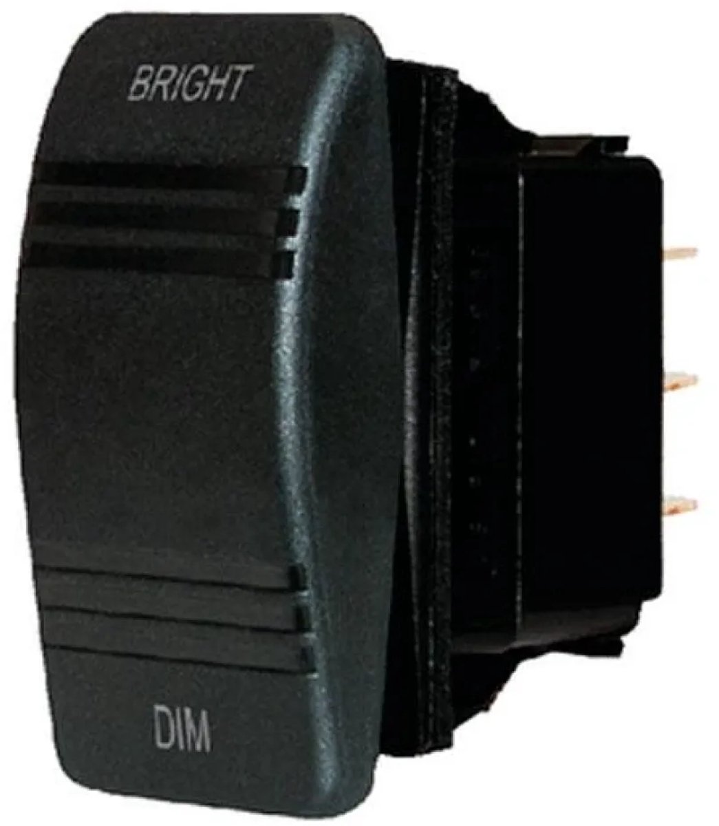 Blue Sea Systems Contura Dimmer Schakelaar Zwart SPDT