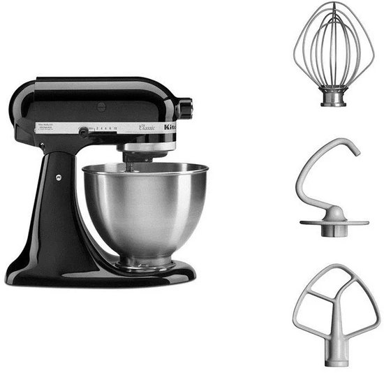 KitchenAid K45SSEOB Classic - Keukenmachine - zwart van KitchenAid — afbeelding 4
