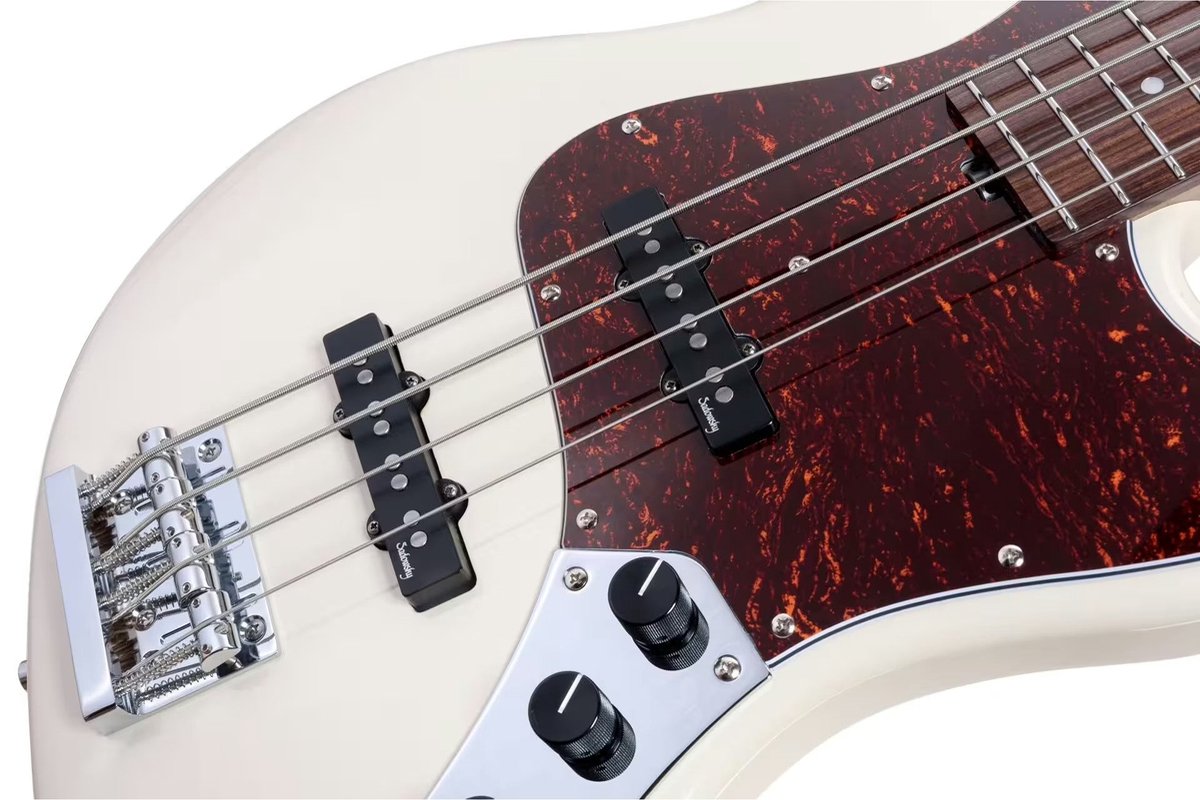 Sadowsky MetroExpress Vintage J/J Bass Morado Solid Olympic White High Polish elektrische basgitaar