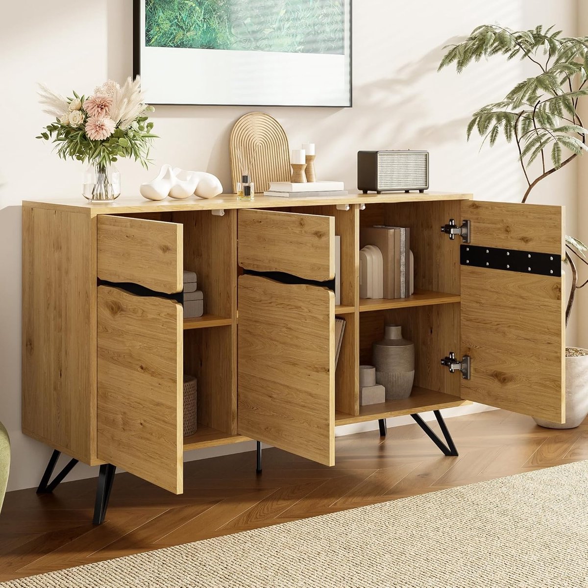Opbergkast 3 Deuren - Medahomestore